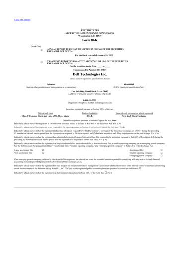 Thumbnail Dell 10-K Annual Report 2022