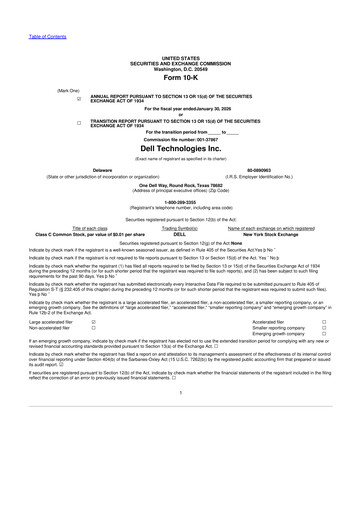 Thumbnail Dell 10-K Annual Report 2026