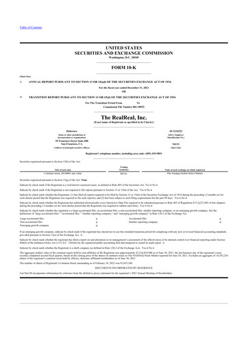 Thumbnail The RealReal
 10-K Annual Report 2021