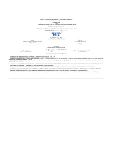 Thumbnail Murphy USA
 10-K Annual Report 2024