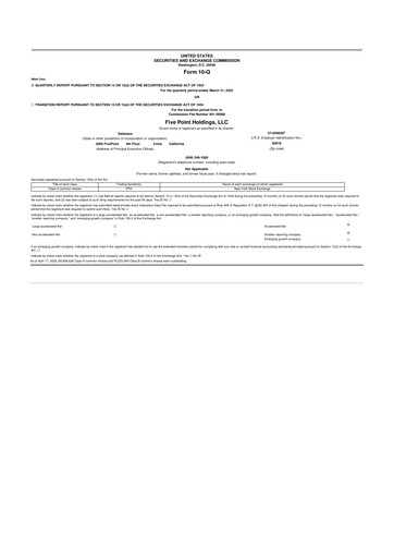 Thumbnail Five Point Holdings 10-Q Quarterly Report FY2025 