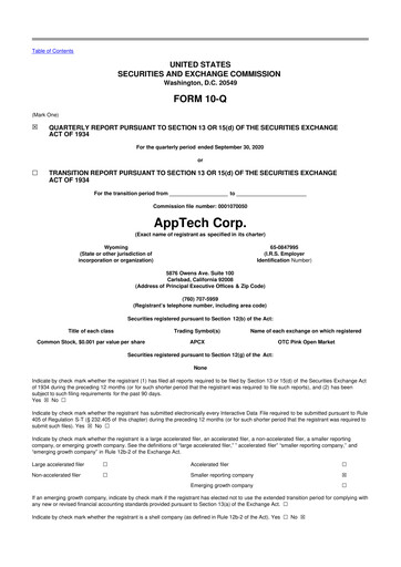 Thumbnail AppTech Payments 10-Q Quarterly Report FY2020 
