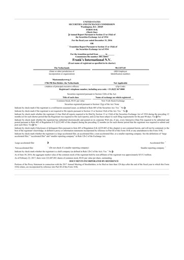 Thumbnail Expro Group 10-K Annual Report 2016