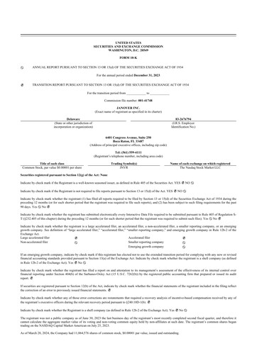 Thumbnail Janover 10-K Annual Report 2023