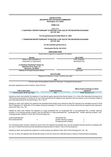 Thumbnail Northann Corp 10-Q Quarterly Report FY2025 