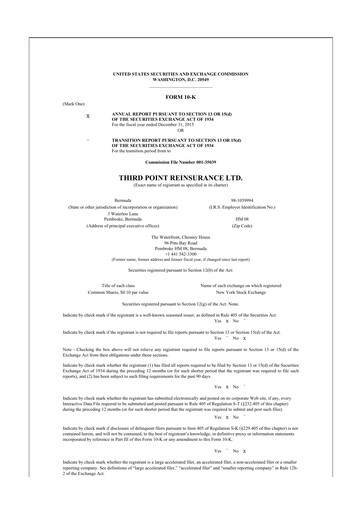 Miniature SiriusPoint  10-K Rapport annuel 2015