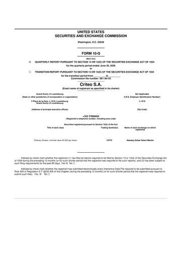 Thumbnail Criteo 10-Q Quarterly Report FY2026 