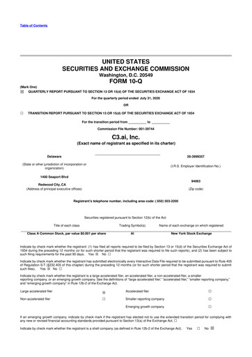 Thumbnail C3 AI 10-Q Quarterly Report FY2027 