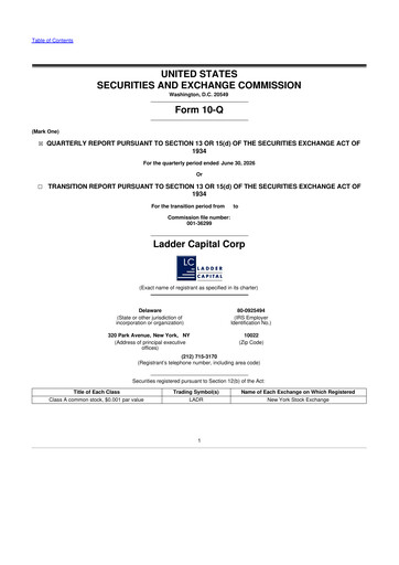 Thumbnail Ladder Capital
 10-Q Quarterly Report FY2026 