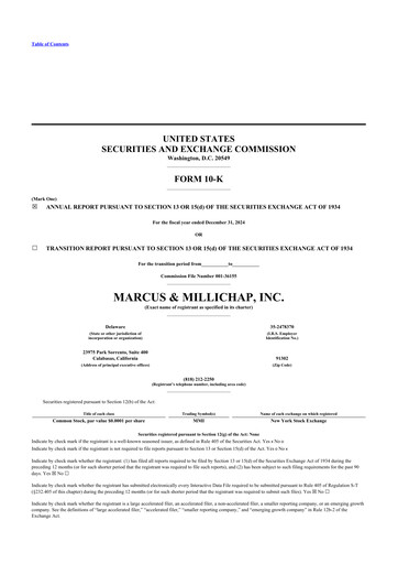 Thumbnail Marcus & Millichap 10-K Annual Report 2024