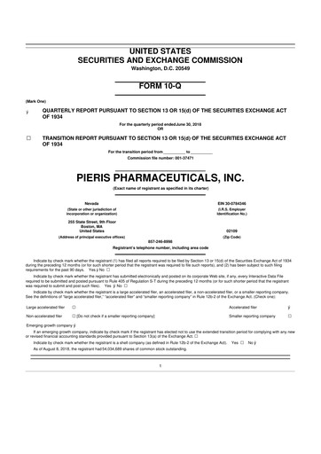 Thumbnail Palvella Therapeutics 10-Q Quarterly Report FY2018 
