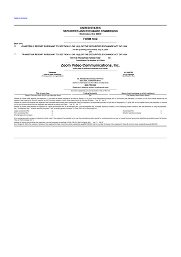 Thumbnail Zoom 10-Q Quarterly Report FY2025 