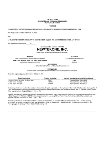 Vorschaubild NewtekOne 10-Q Quartalsbericht 2023 