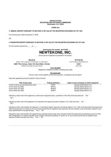 Thumbnail NewtekOne 10-K Annual Report 2023
