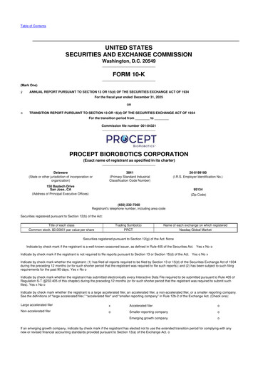 Thumbnail PROCEPT BioRobotics 10-K Annual Report 2025