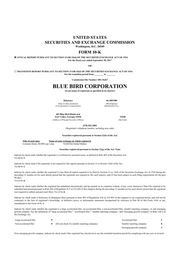 Thumbnail Blue Bird Corporation
 10-K Annual Report 2017