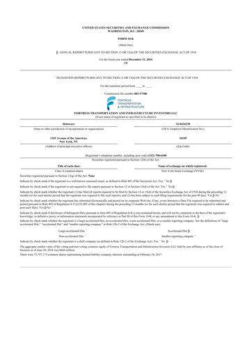 Vorschaubild FTAI Aviation 10-K Jahresbericht 2016