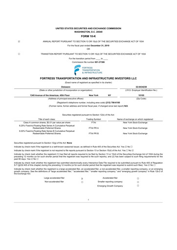 Vorschaubild FTAI Aviation 10-K Jahresbericht 2019