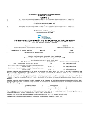 Thumbnail FTAI Aviation 10-Q Quarterly Report FY2020 