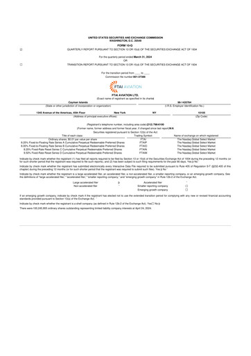 Thumbnail FTAI Aviation 10-Q Quarterly Report FY2024 