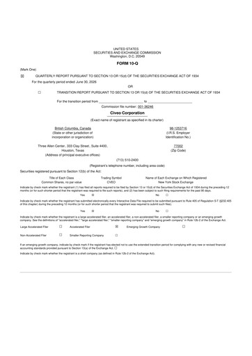 Thumbnail Civeo 10-Q Quarterly Report FY2026 