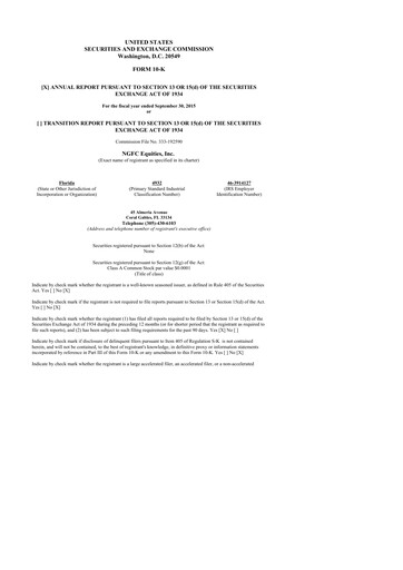 Thumbnail American Resources Corp 10-K Annual Report 2015