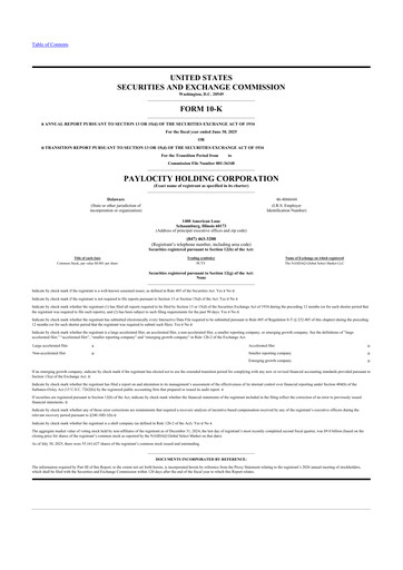 Thumbnail Paylocity 10-K Annual Report 2025