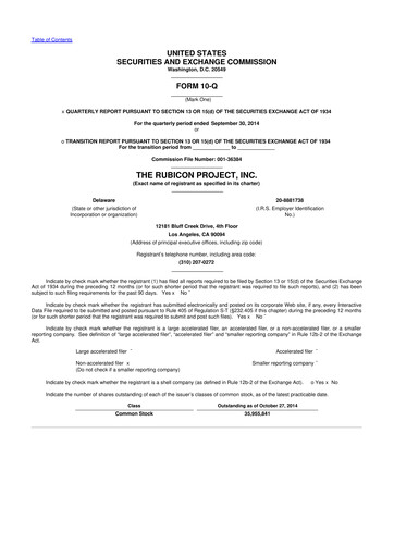 Vorschaubild Magnite 10-Q Quartalsbericht 2014 