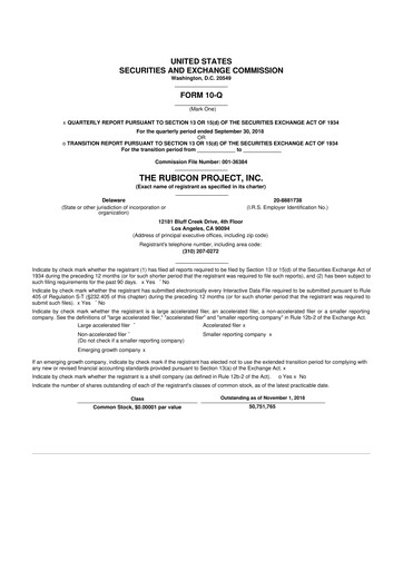 Vorschaubild Magnite 10-Q Quartalsbericht 2018 