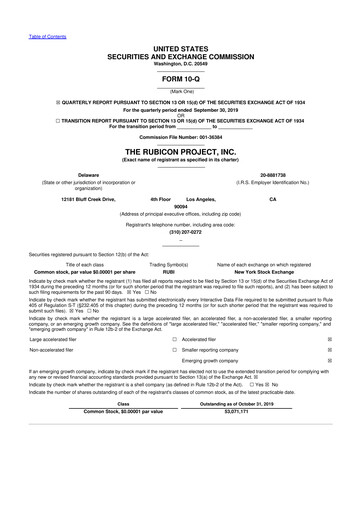 Vorschaubild Magnite 10-Q Quartalsbericht 2019 