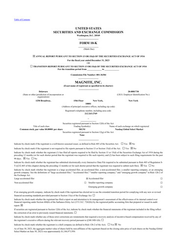 Thumbnail Magnite 10-K Annual Report 2023