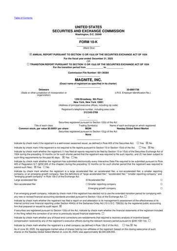Thumbnail Magnite 10-K Annual Report 2025