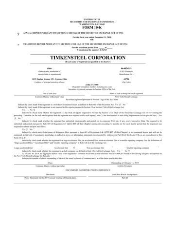 Thumbnail Metallus 10-K Annual Report 2018