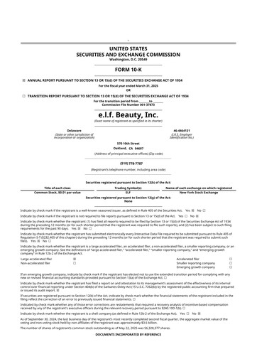 Thumbnail e.l.f. Beauty 10-K Annual Report 2025