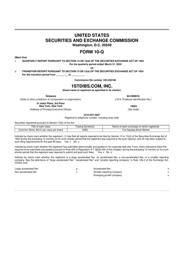 Miniature 1stdibs.com 10-Q Rapport trimestriel 2022 