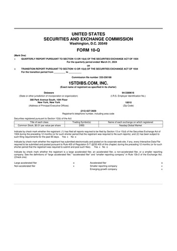 Miniature 1stdibs.com 10-Q Rapport trimestriel 2024 