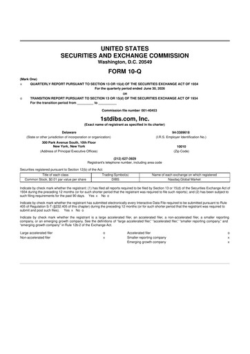 Thumbnail 1stdibs.com 10-Q Quarterly Report FY2026 