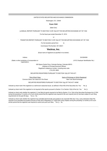 Thumbnail V2X 10-K Annual Report 2014