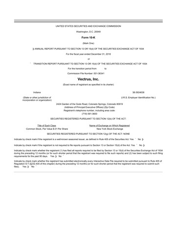 Thumbnail V2X 10-K Annual Report 2018