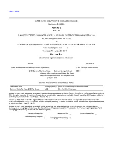 Miniature V2X 10-Q Rapport trimestriel 2020 