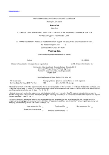 Miniature V2X 10-Q Rapport trimestriel 2021 