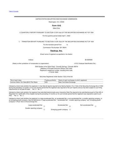 Miniature V2X 10-Q Rapport trimestriel 2022 