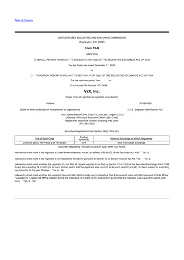 Thumbnail V2X 10-K Annual Report 2023