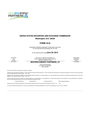 Thumbnail XPLR Infrastructure 10-Q Quarterly Report FY2014 