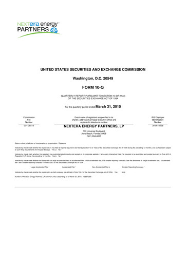 Thumbnail XPLR Infrastructure 10-Q Quarterly Report FY2015 