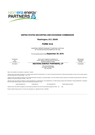 Thumbnail XPLR Infrastructure 10-Q Quarterly Report FY2016 