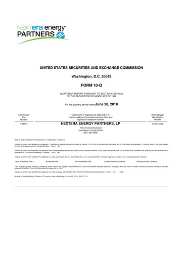 Thumbnail XPLR Infrastructure 10-Q Quarterly Report FY2018 