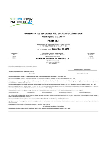 Thumbnail XPLR Infrastructure 10-K Annual Report 2018