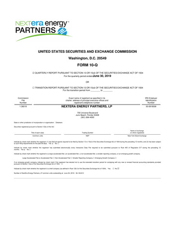 Thumbnail XPLR Infrastructure 10-Q Quarterly Report FY2019 