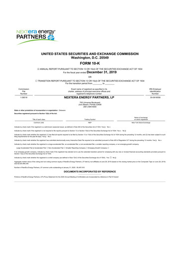 Thumbnail XPLR Infrastructure 10-K Annual Report 2019